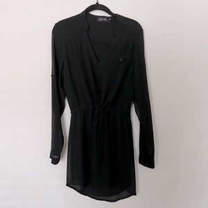 Fabrik Black Blouse Dress S